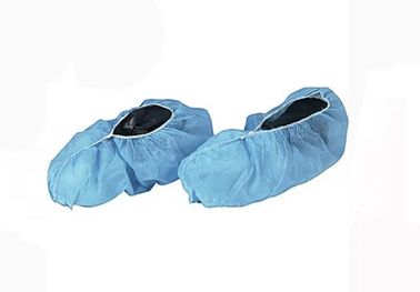 Waterproof Disposable Shoe Covers , Disposable Boot Covers Anti Skid Good Elasticity