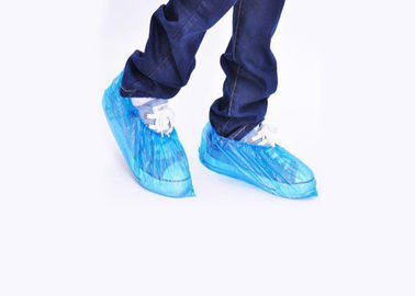 Waterproof Disposable Shoe Covers , Disposable Boot Covers Anti Skid Good Elasticity