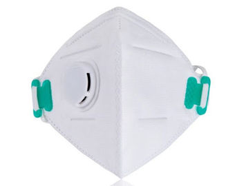 Good Skin Tolerance N95 Pollution Mask Elastic Ear Loops With No Pressure